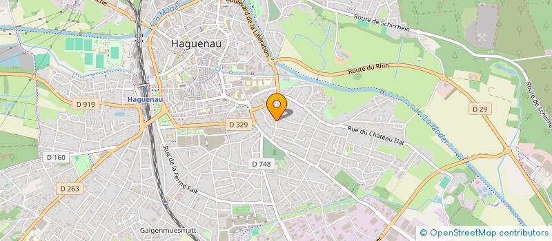 localisation de l'entreprise MARY'S  HAGUENAU