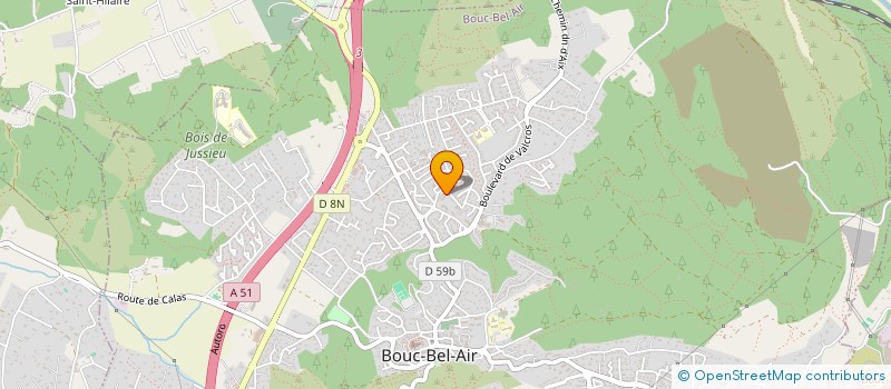 localisation de l'entreprise MARY'S PRESSING à BOUC-BEL-AIR
