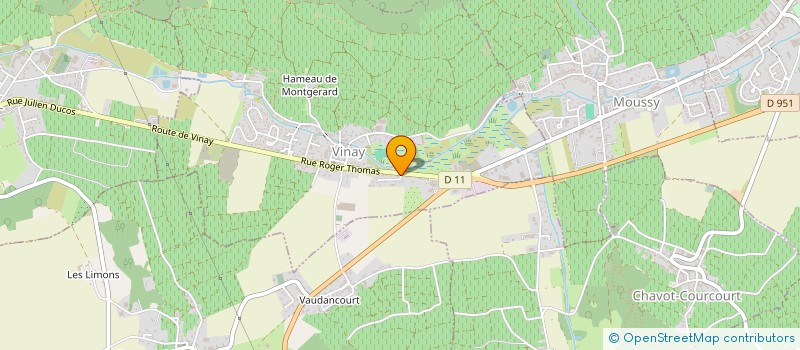 localisation de l'entreprise MARY SEBASTIEN  VINAY