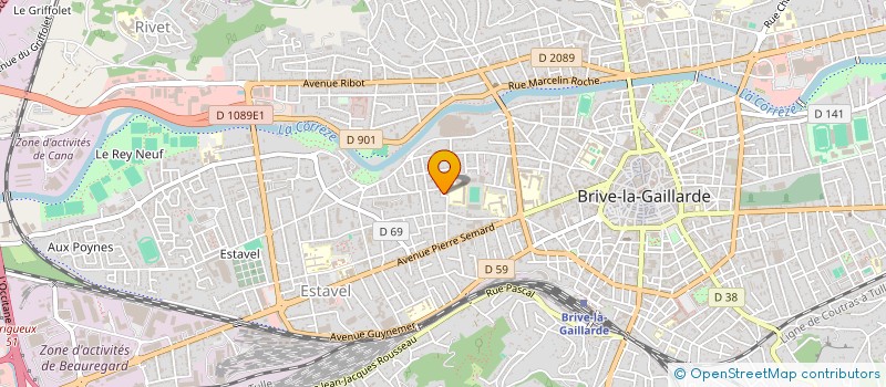 localisation de l'entreprise MARYA  BRIVE-LA-GAILLARDE