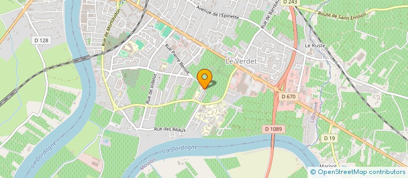 localisation de l'entreprise MARYAM 33  LIBOURNE