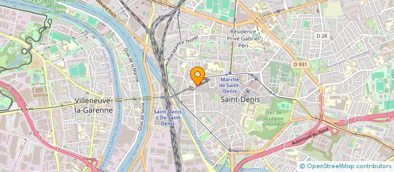 localisation de l'entreprise MARYAM à SAINT-DENIS