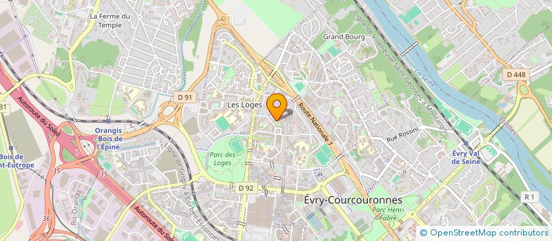 localisation de l'entreprise MARYAM  EVRY-COURCOURONNES