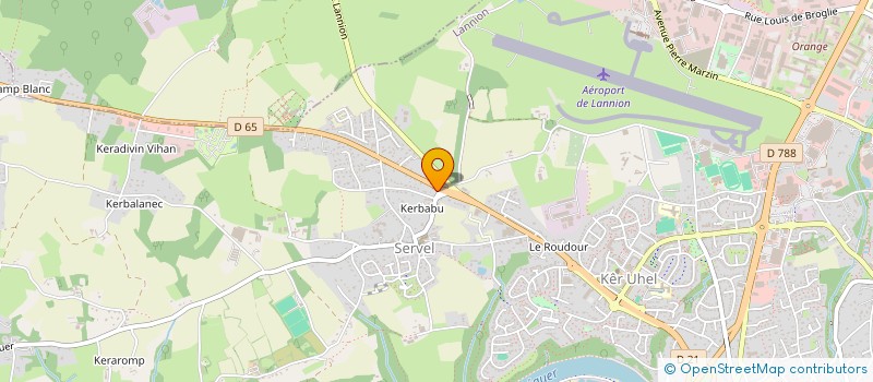 localisation de l'entreprise MARYANA  LANNION