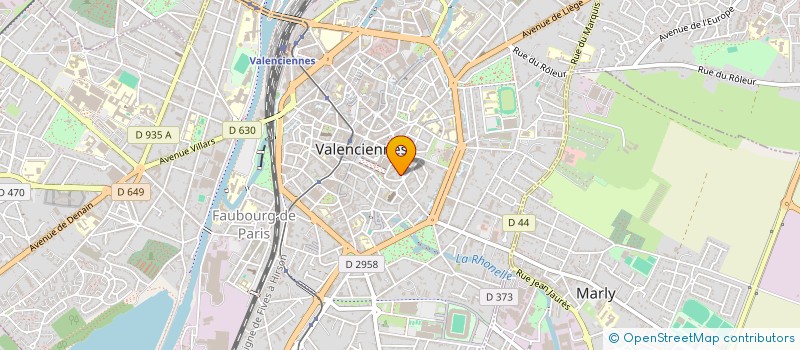 localisation de l'entreprise MARYANIK  VALENCIENNES