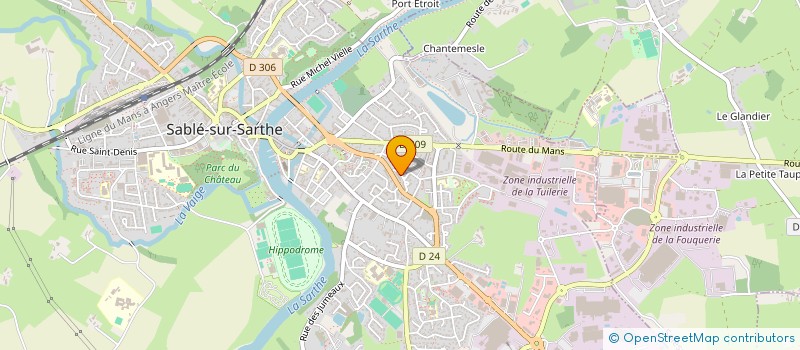 localisation de l'entreprise MARYANNE  SABLE SUR SARTHE