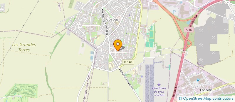 localisation de l'entreprise MARYANTHO à CORBAS