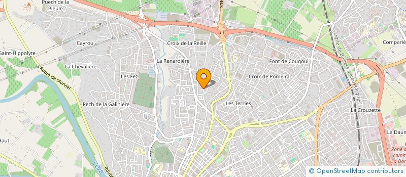 localisation de l'entreprise MARYCALOU  BEZIERS