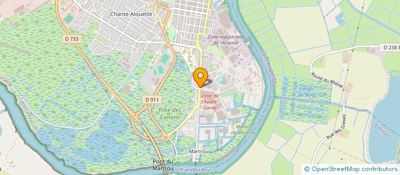 localisation de l'entreprise MARYDO  ROCHEFORT