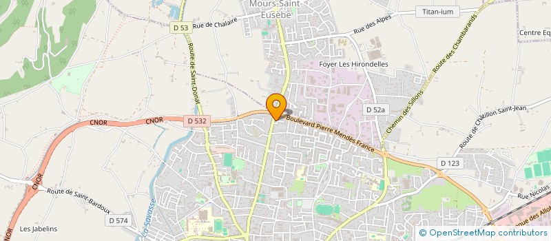 localisation de l'entreprise MARYESS  ROMANS-SUR-ISERE