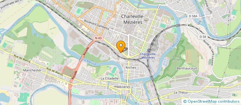 localisation de l'entreprise MARYFIRST à CHARLEVILLE-MEZIERES