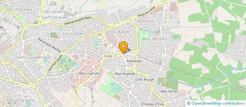 localisation de l'entreprise MARYKA  CABESTANY