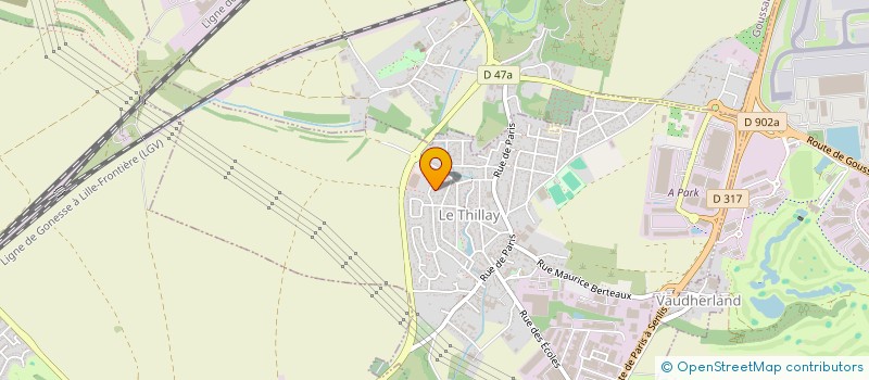 localisation de l'entreprise MARYLAND DYS  LE THILLAY