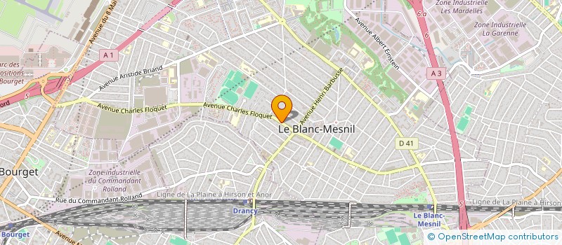 localisation de l'entreprise MARYLENE à LE BLANC-MESNIL