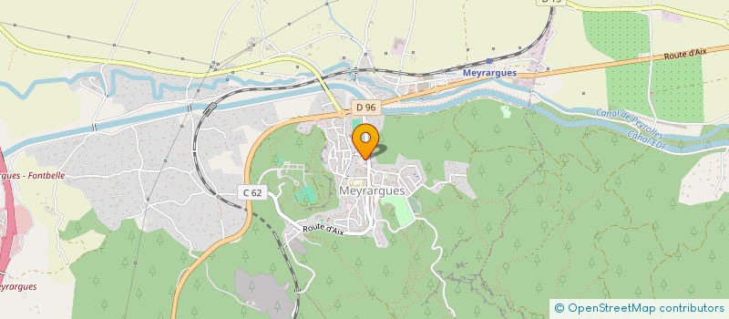 localisation de l'entreprise MARYLENE FLEURS à MEYRARGUES