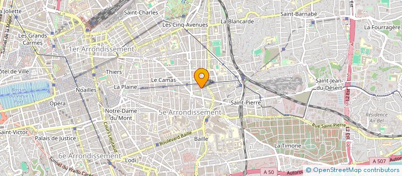 localisation de l'entreprise MARYLINE 1  MARSEILLE