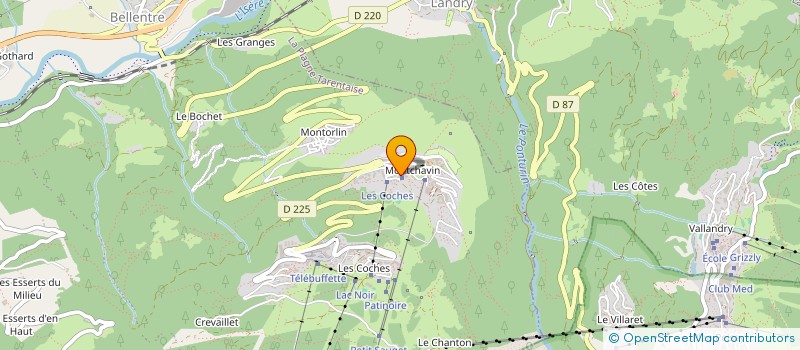 localisation de l'entreprise MARYLINE  LA PLAGNE TARENTAISE