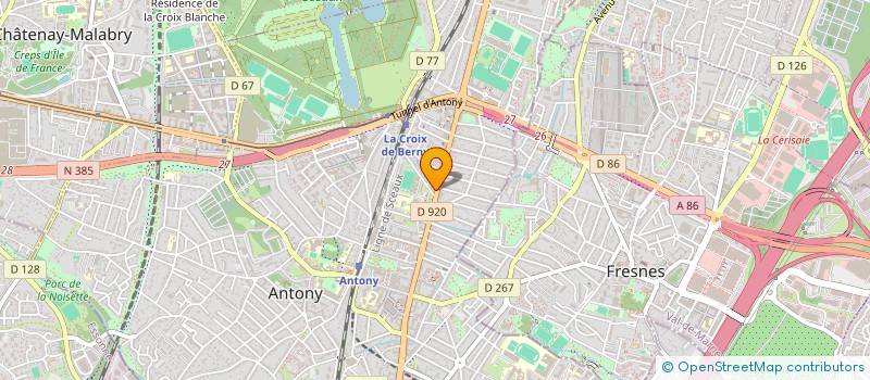 localisation de l'entreprise MARYLINE CLAUDE ROUCHE à ANTONY