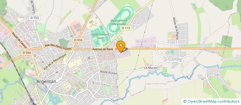 localisation de l'entreprise MARYLOU à GOUFFERN EN AUGE