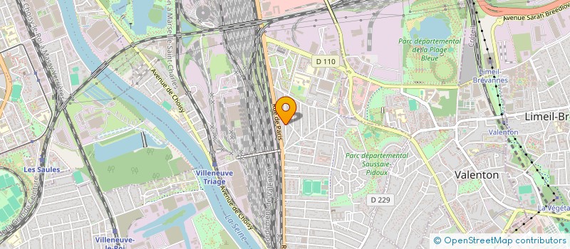 localisation de l'entreprise MARYMA  VILLENEUVE-SAINT-GEORGES