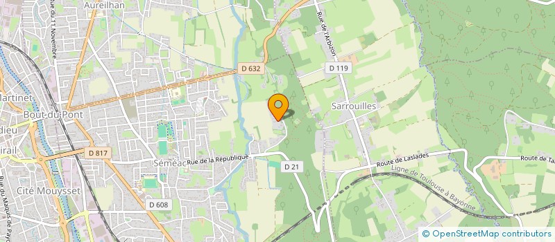 localisation de l'entreprise MARYMAR  SEMEAC