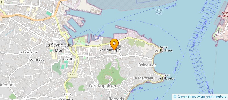 localisation de l'entreprise MARYNES à LA SEYNE-SUR-MER