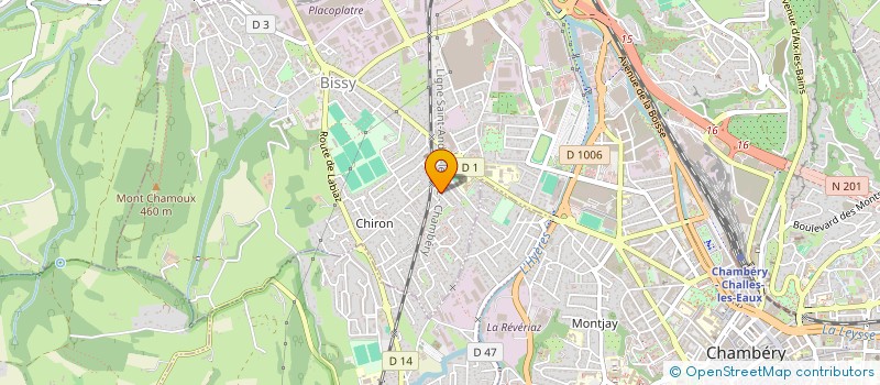 localisation de l'entreprise MARYNET  CHAMBERY