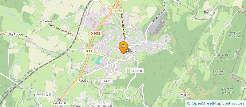 localisation de l'entreprise MARYO  CUISEAUX