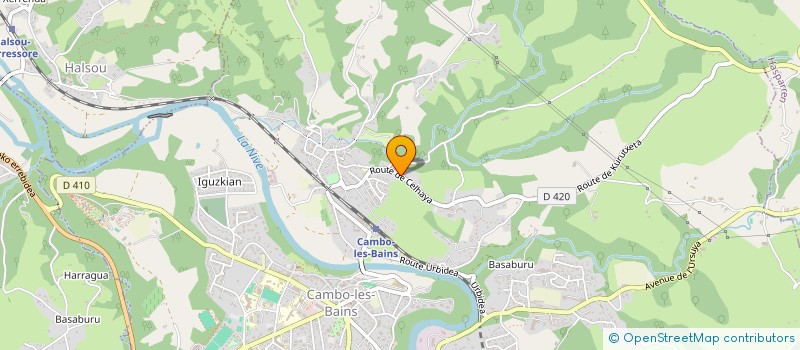 localisation de l'entreprise MARYON  ITXASSOU