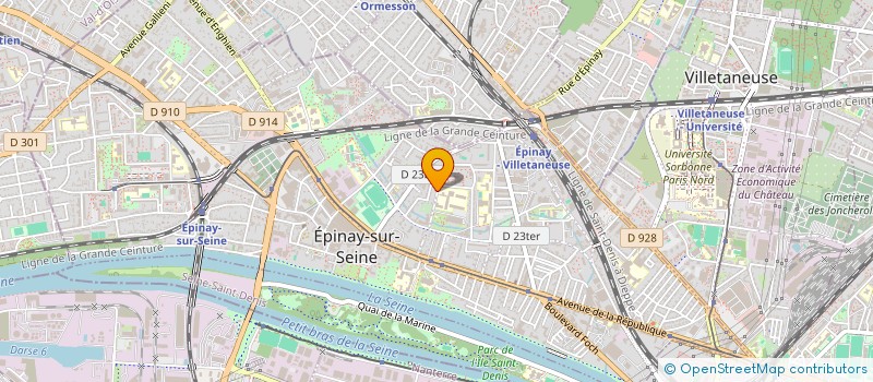 localisation de l'entreprise MARYOU MENUISERIE à EPINAY-SUR-SEINE