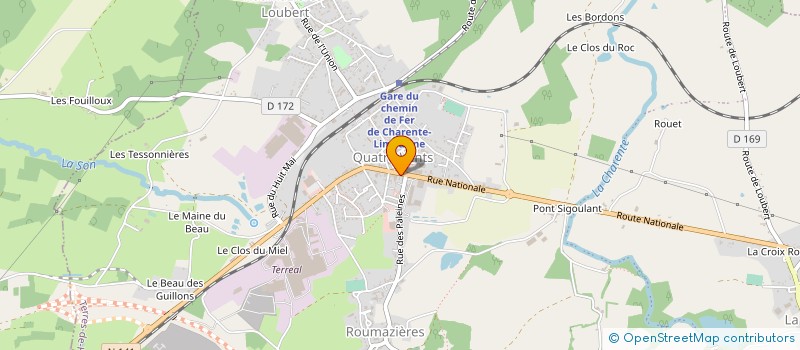 localisation de l'entreprise MARYPOL  TERRES-DE-HAUTE-CHARENTE