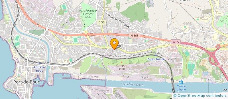localisation de l'entreprise MARYPOPCLEAN NETTOYAGE à MARTIGUES