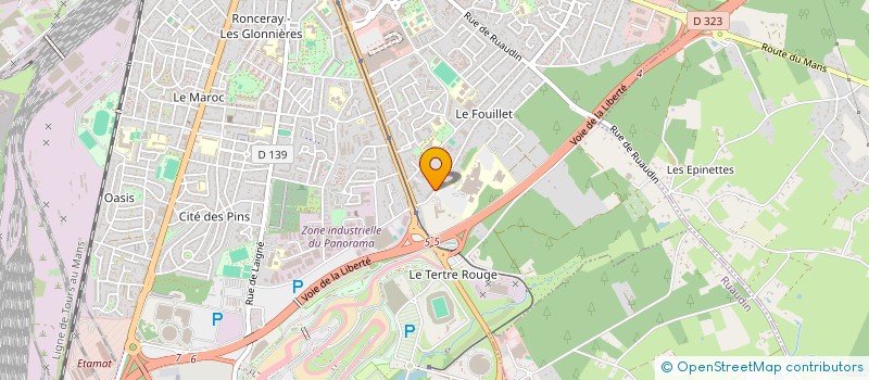 localisation de l'entreprise MARYSA  LE MANS