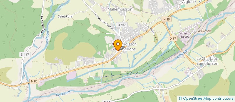 localisation de l'entreprise MARYSAC  MALLEMOISSON