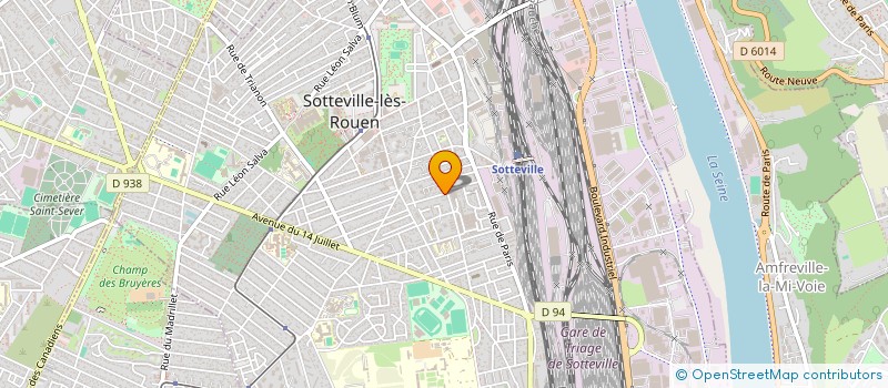 localisation de l'entreprise MARYSE  SOTTEVILLE-LES-ROUEN