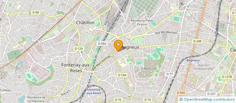 localisation de l'entreprise MARYSE A PARIS à BAGNEUX