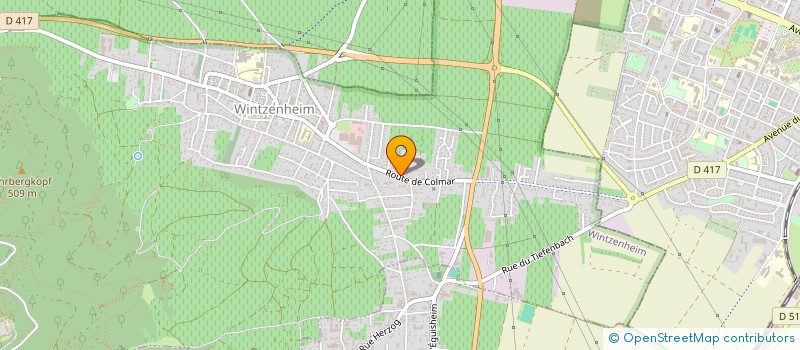 localisation de l'entreprise MARYSE B N 1  WINTZENHEIM