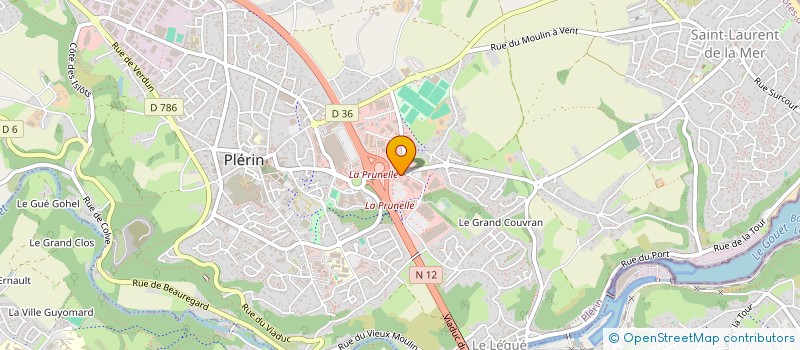 localisation de l'entreprise MARYSE BASTIE  PLERIN