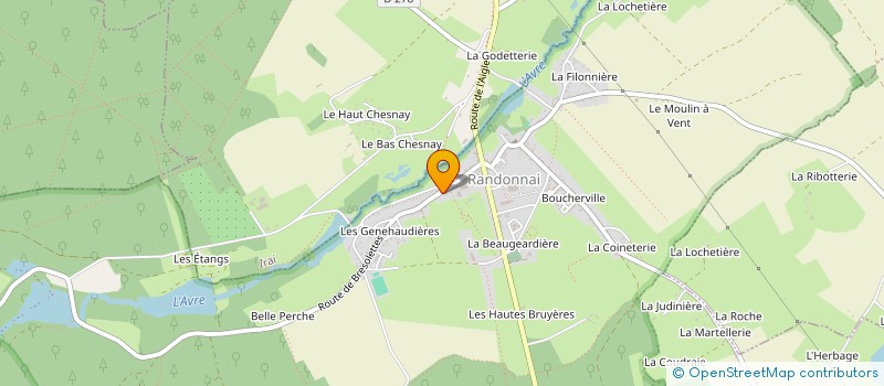 localisation de l'entreprise MARYSE MASSE COMMUNICATION à TOUROUVRE AU PERCHE