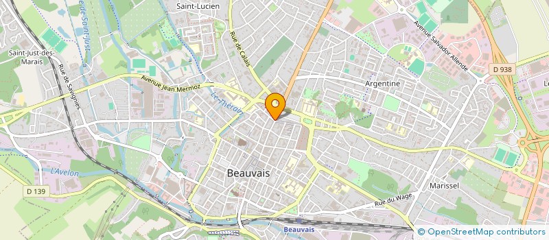 localisation de l'entreprise MARYSE RABAH THIBAUT ABLA  BEAUVAIS