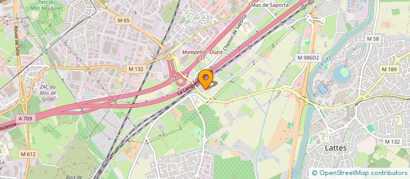 localisation de l'entreprise MARYSOL à LATTES