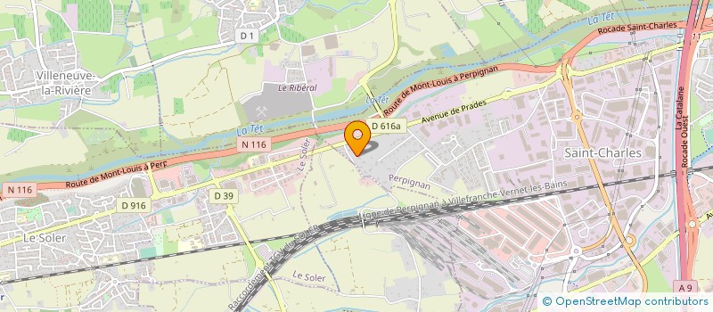 localisation de l'entreprise MARYSOL  PERPIGNAN