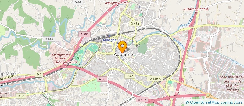 localisation de l'entreprise MARYVA à AUBAGNE