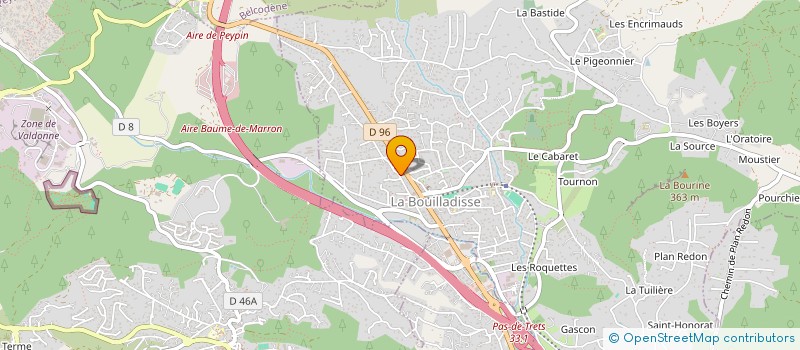 localisation de l'entreprise MARYVAL  LA BOUILLADISSE