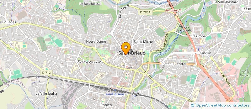 localisation de l'entreprise MARYVE à SAINT-BRIEUC