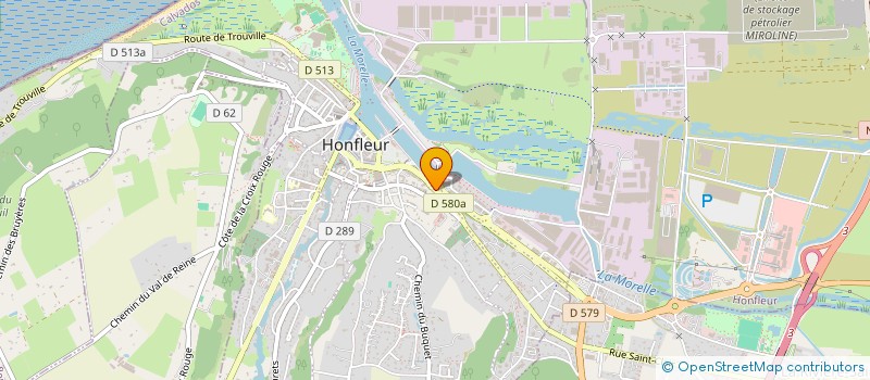 localisation de l'entreprise MARYVES à HONFLEUR