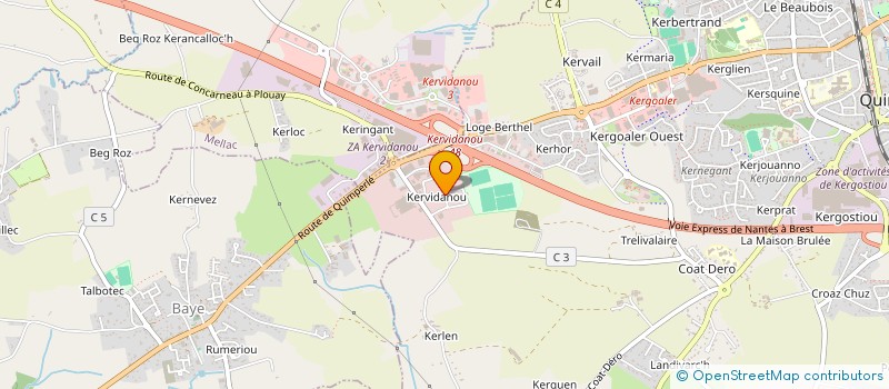 localisation de l'entreprise MARYVES  BAYE