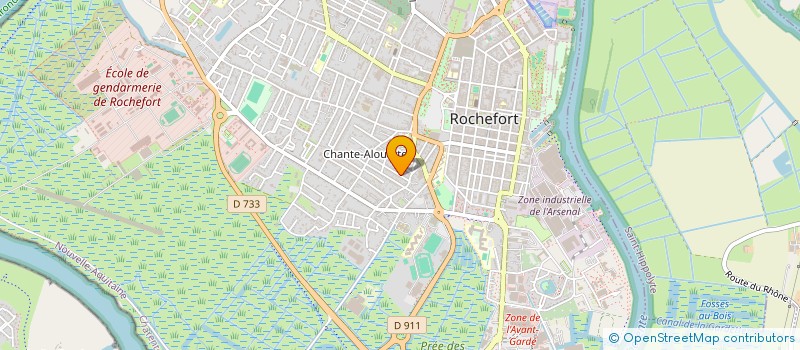 localisation de l'entreprise MARYVES  ROCHEFORT