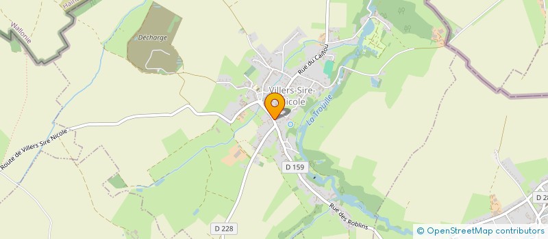 localisation de l'entreprise MARYVET à MAUBEUGE