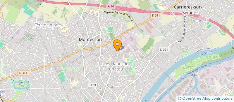 localisation de l'entreprise MARYVINO  CHATOU